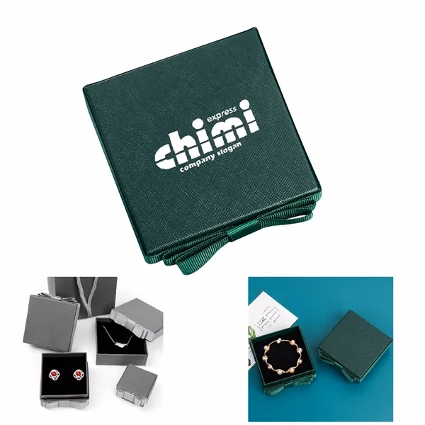 Custom Paper Ring Jewelry Gift Box with Flocked Lining — Presentation