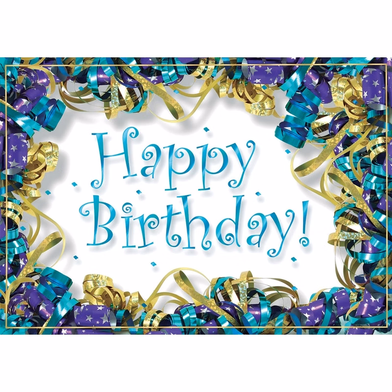Ringed in Ribbons Birthday Cards