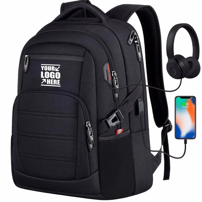 Travel Waterproof Laptop Backpack with USB Charging Port