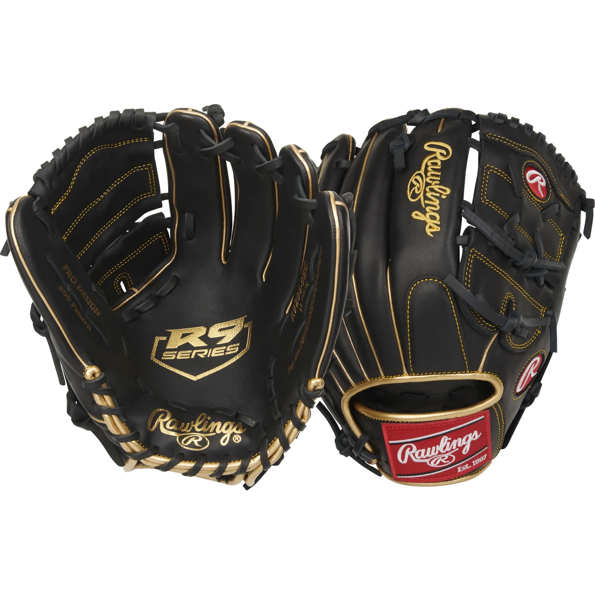 Rawlings R9 12 in Baseball Glove, Pitcher 1
