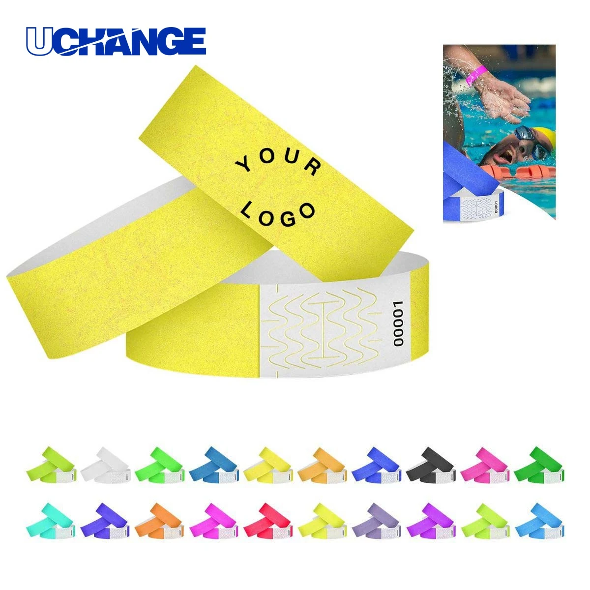Disposable Wristband for Events Parks Durable 1