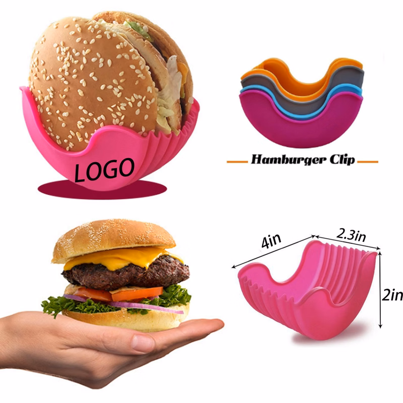 Silicone Burger Holder For Eating