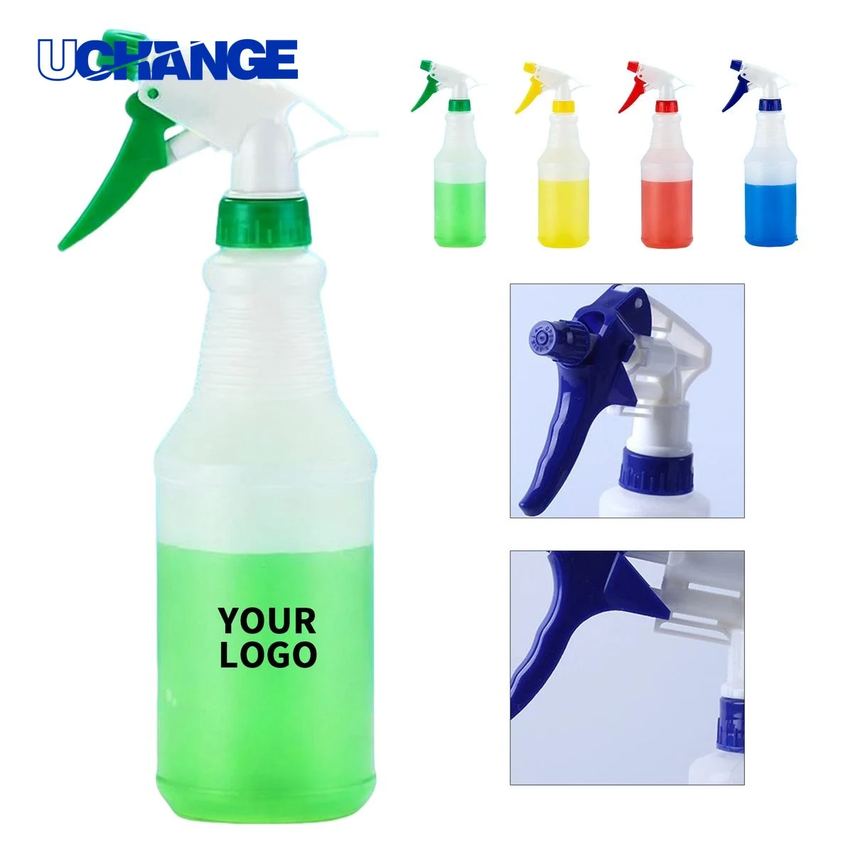 HDPE Spray Bottle 16 Ounce Refillable Design 1