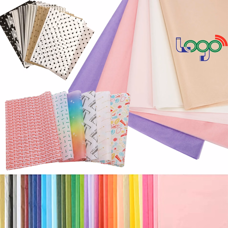 100PCS Multicolor Wrapping Tissue Paper Decorative Gift