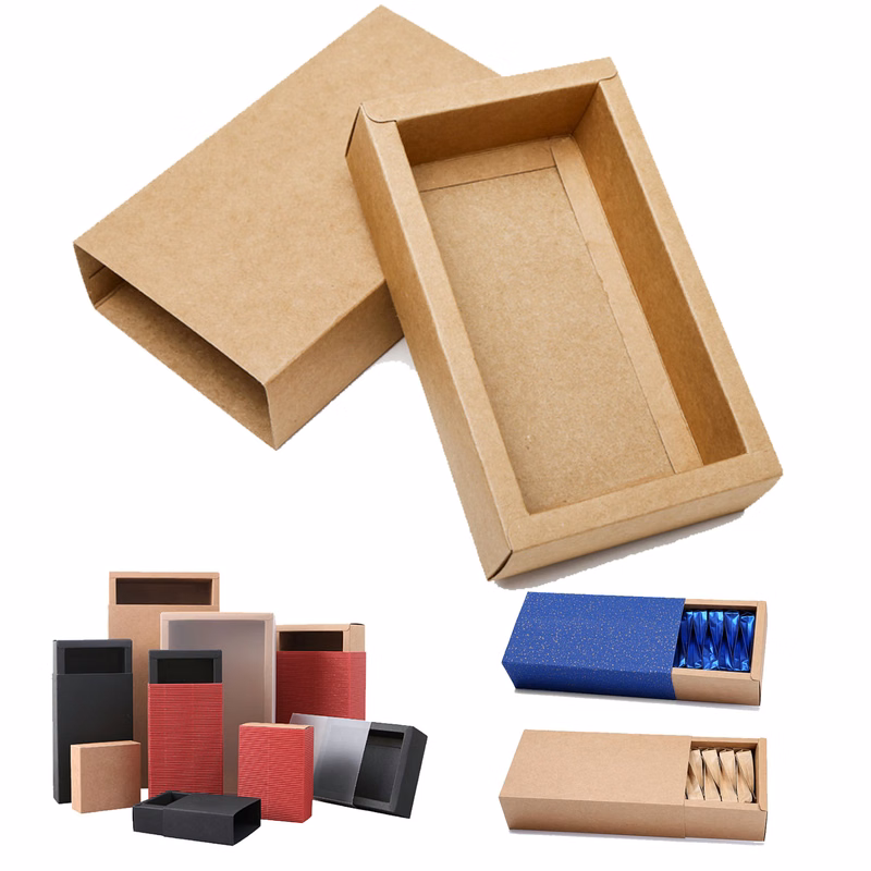Kraft Cardboard Gift Box Customization