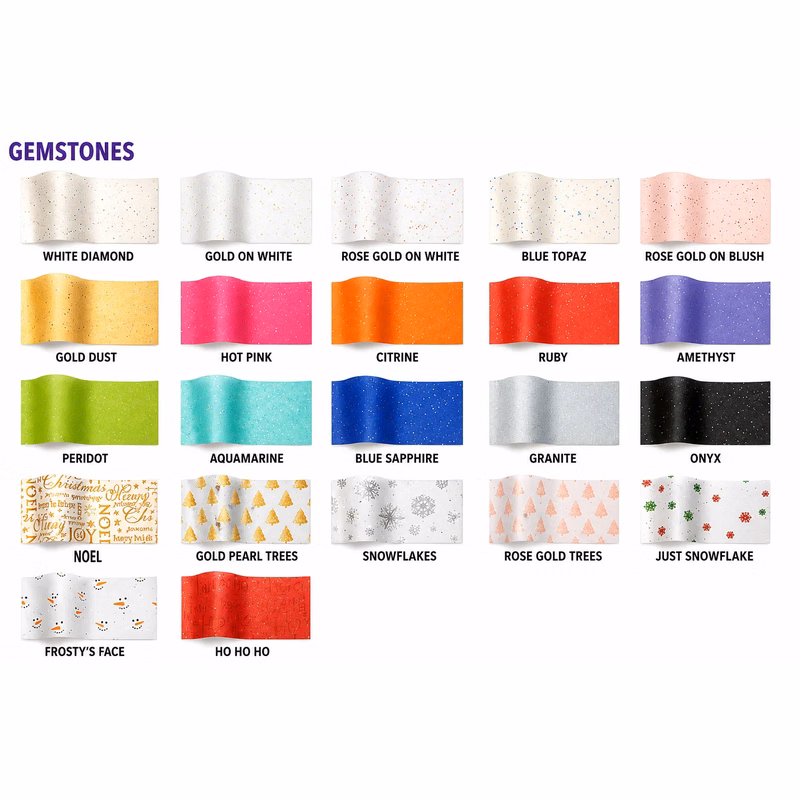 Stock Gemstone Tissue Paper