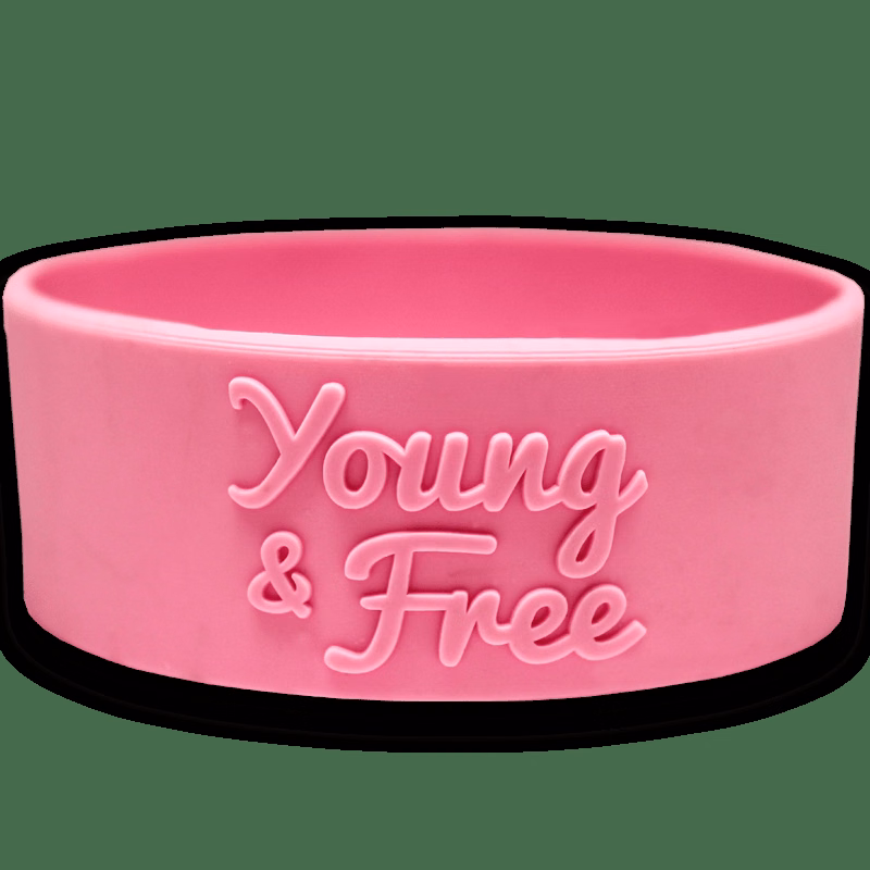3/4 Inch Embossed Wristbands