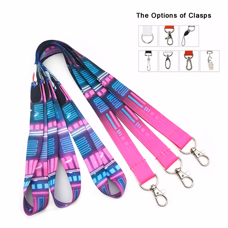 3/4" Lanyard with Metal Clasp