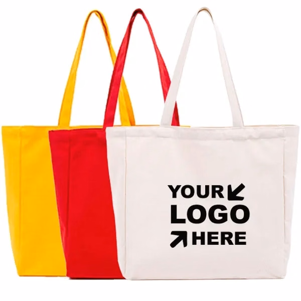 Reusable Cotton Canvas Tote Bags