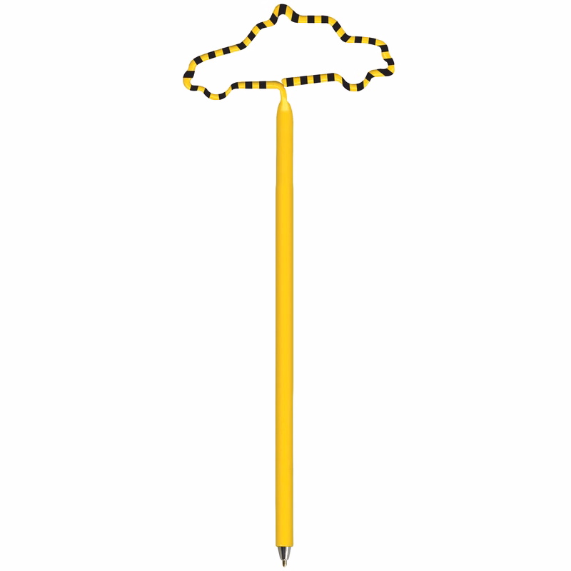 Taxi Cab Multi-Color Inkbend Standard, Bent Pen