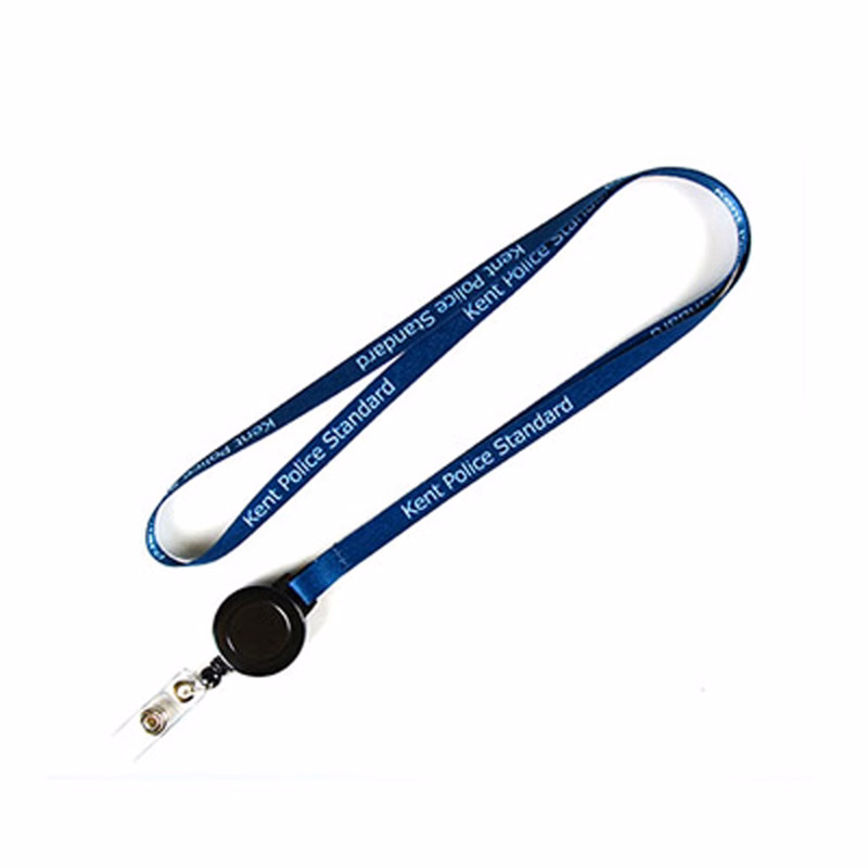 3/4 inch Nylon Lanyards w/ Retractable Reel Combo