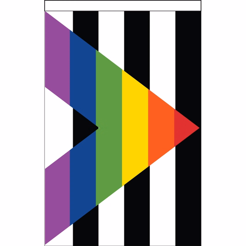 Straight Ally Deluxe Garden Flag