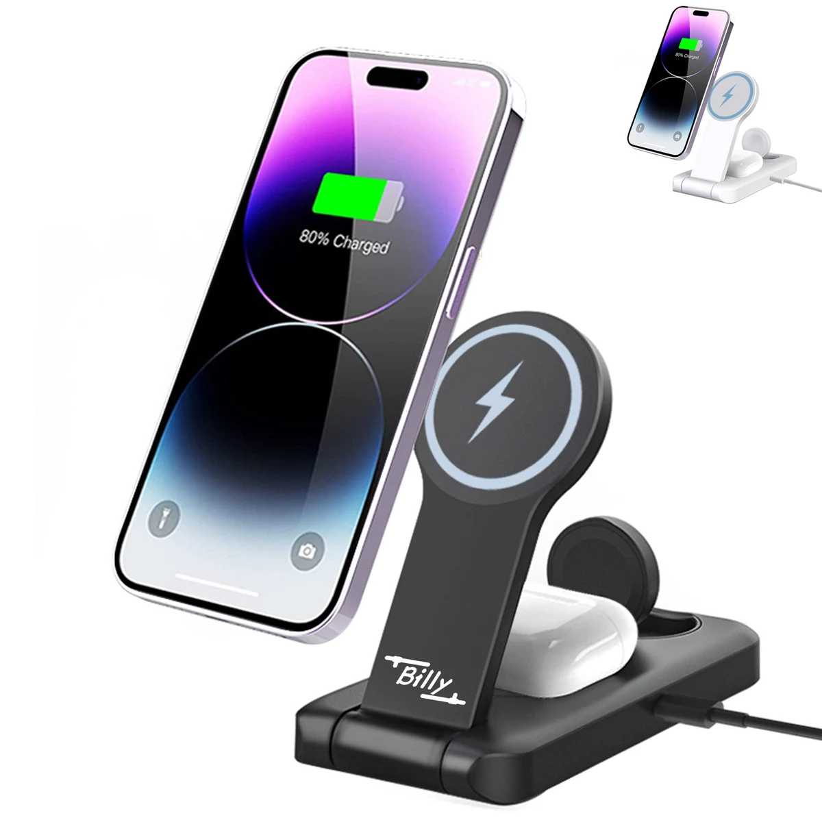 3 In 1 Wireless Charger for Mobile Devices 1