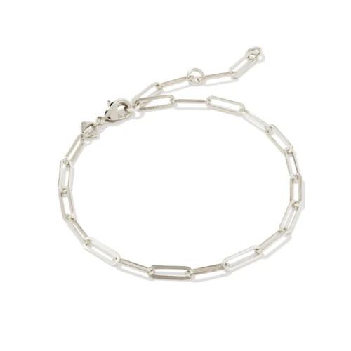 Kendra Scott Courtney Paperclip Bracelet in Silver 1