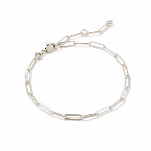 Kendra Scott Courtney Paperclip Bracelet in Silver