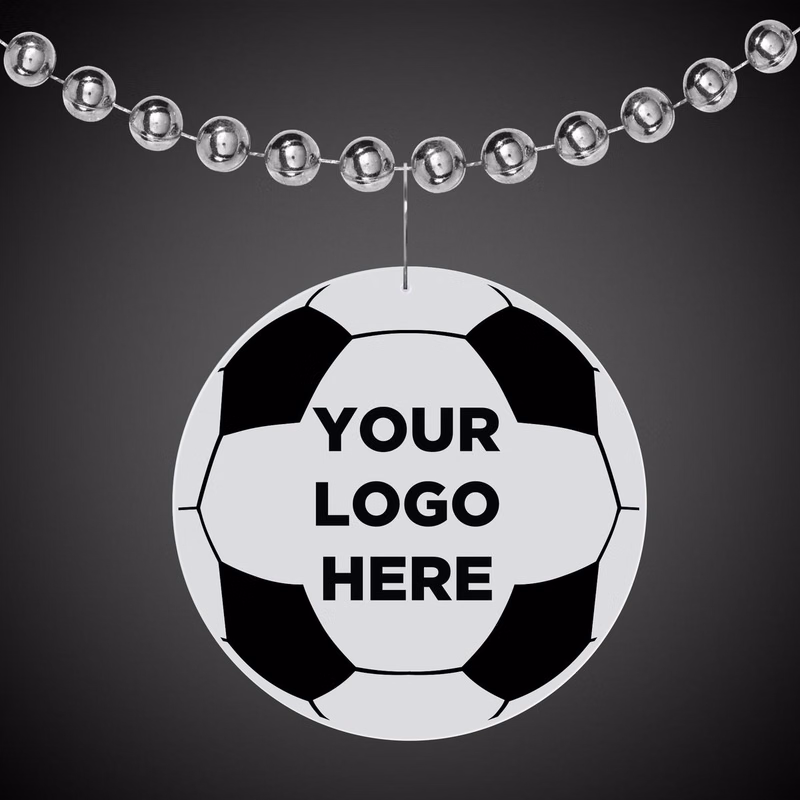 Soccer 2 1/2" Plastic badge Medallion
