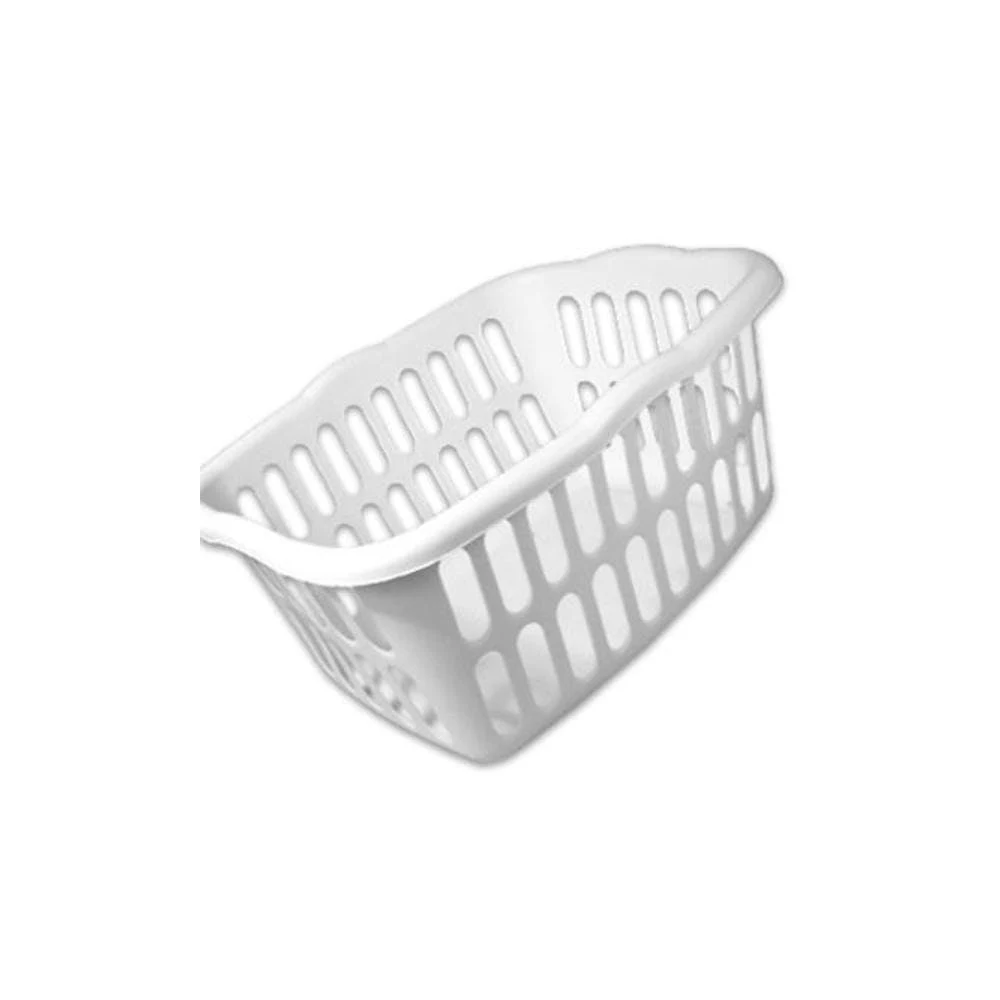 Laundry Baskets - White Poly Rectangular 1