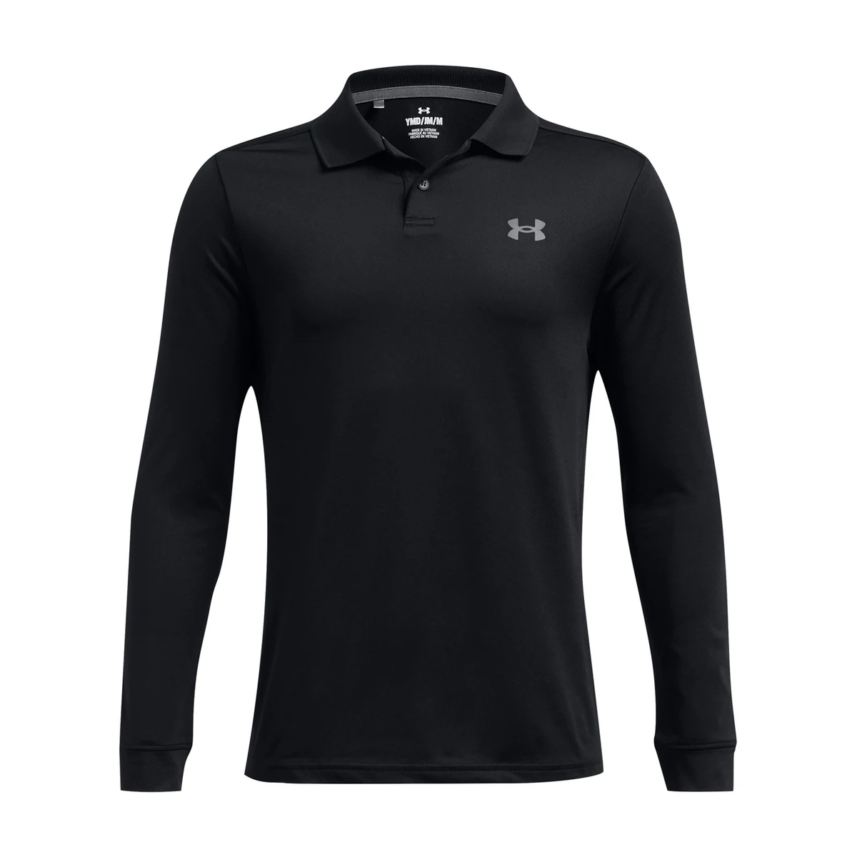 UA Match Play Boys' Long Sleeve Polo 1