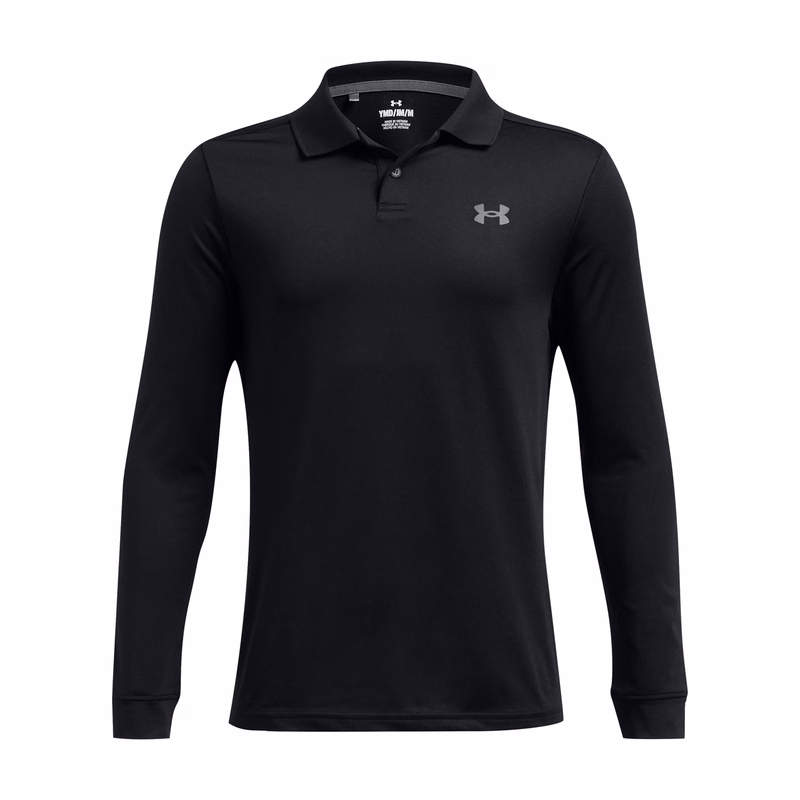 UA Match Play Boys' Long Sleeve Polo
