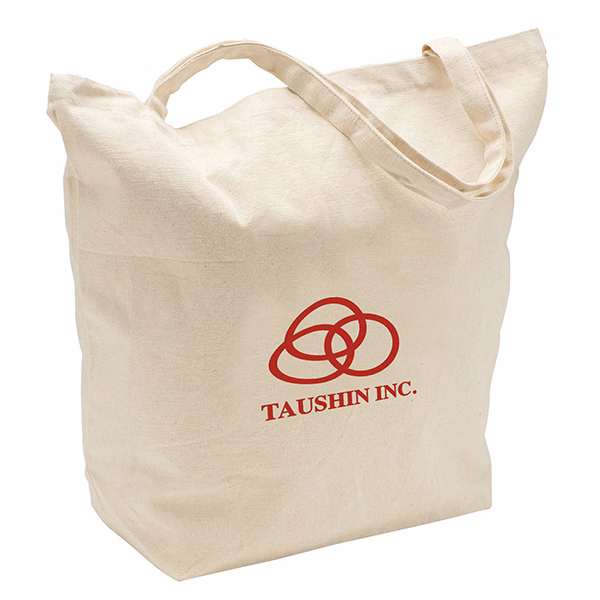 12 oz Cotton Canvas Tote Bag: 20" W x 17.5" H - Standard