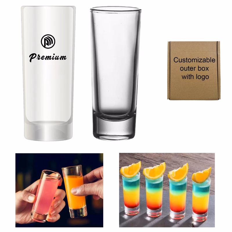 Full Color Tall 2 Oz. Shot Glasses