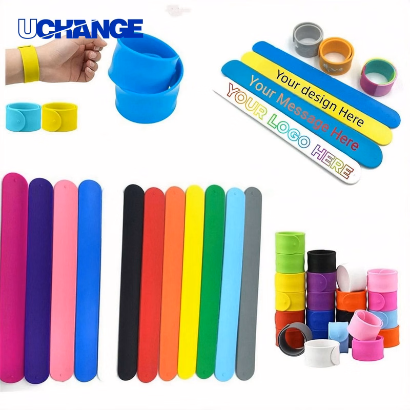 Full Color Silicone Slap Bracelet Wristband