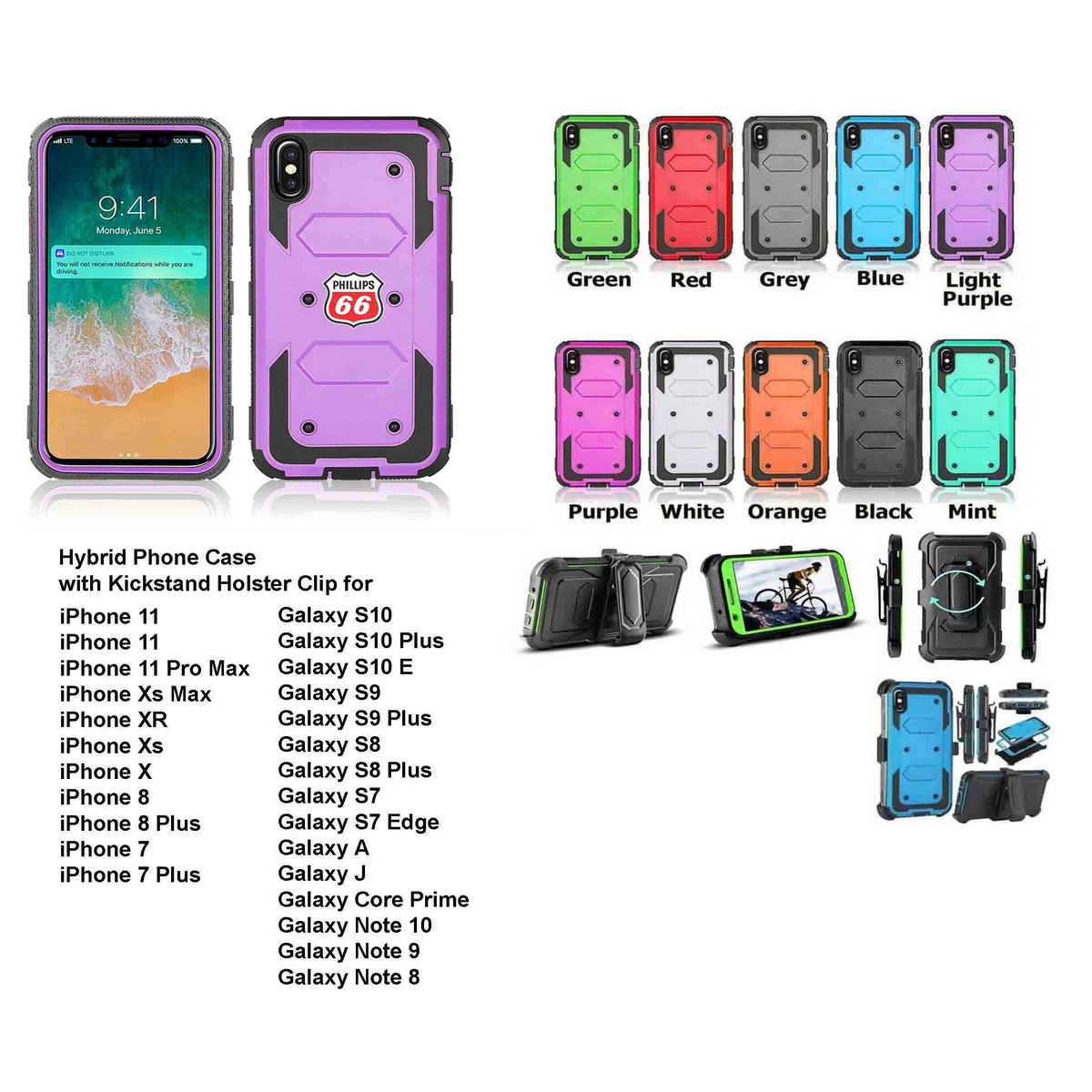 iBank ® Shockproof Case for Galaxy A Series A10e/A17/A16/A23/A32/A58 1