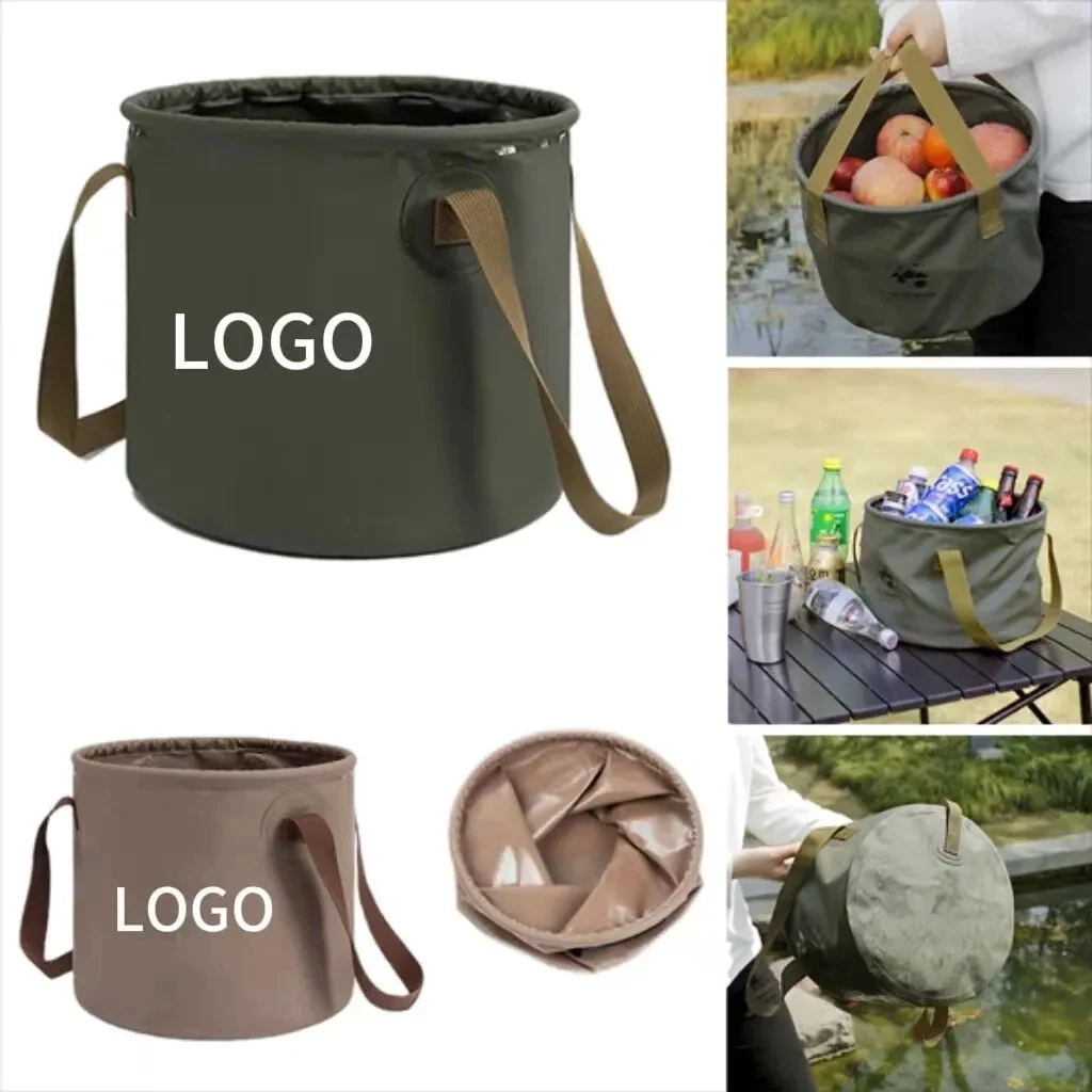 Collapsible 5.3 Gallon Container Folding Water Bucket 1