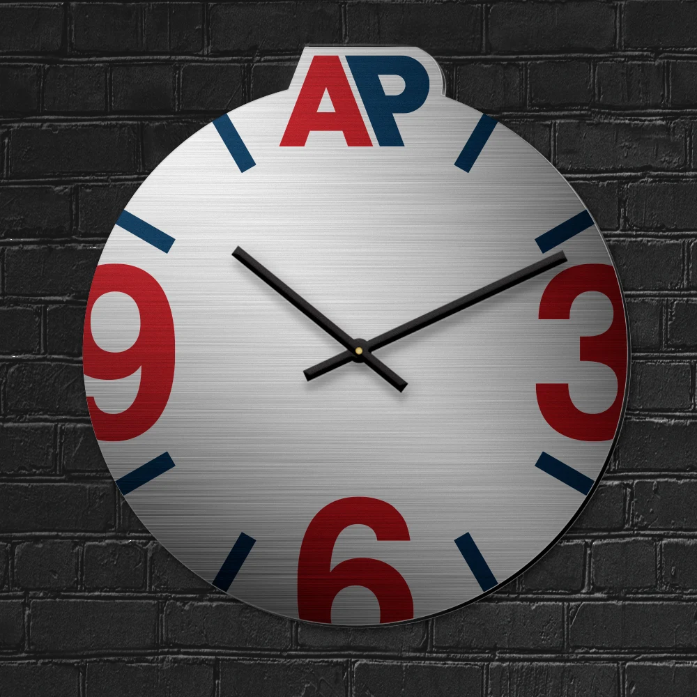 Custom Aluma-Tech Wall Clock with Full Colour Imprint 1