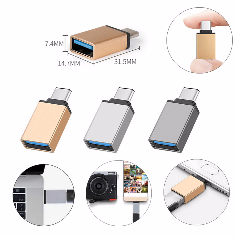 Cell Phone Type-C OTG To USB 3.0 Adapter