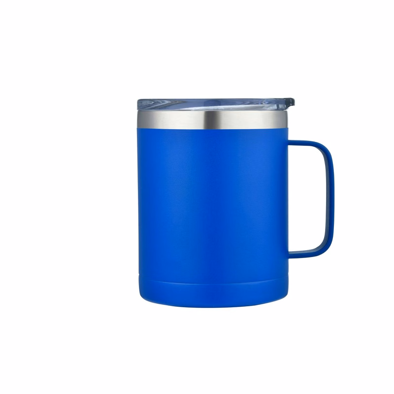 Endura 14 oz Navy SS Vacuum Camping Mug W/ Handle