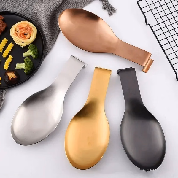 Stainless steel spoon rest / holder for Stove Top Counter