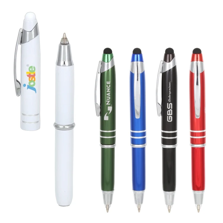LED Light+Stylus Metal Ballpoint 1