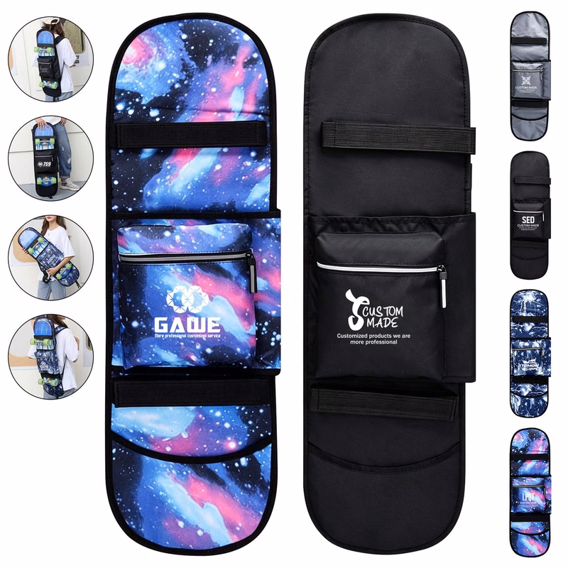 20 To 35L Lightweight Reflective Skateboard Carry Backpack