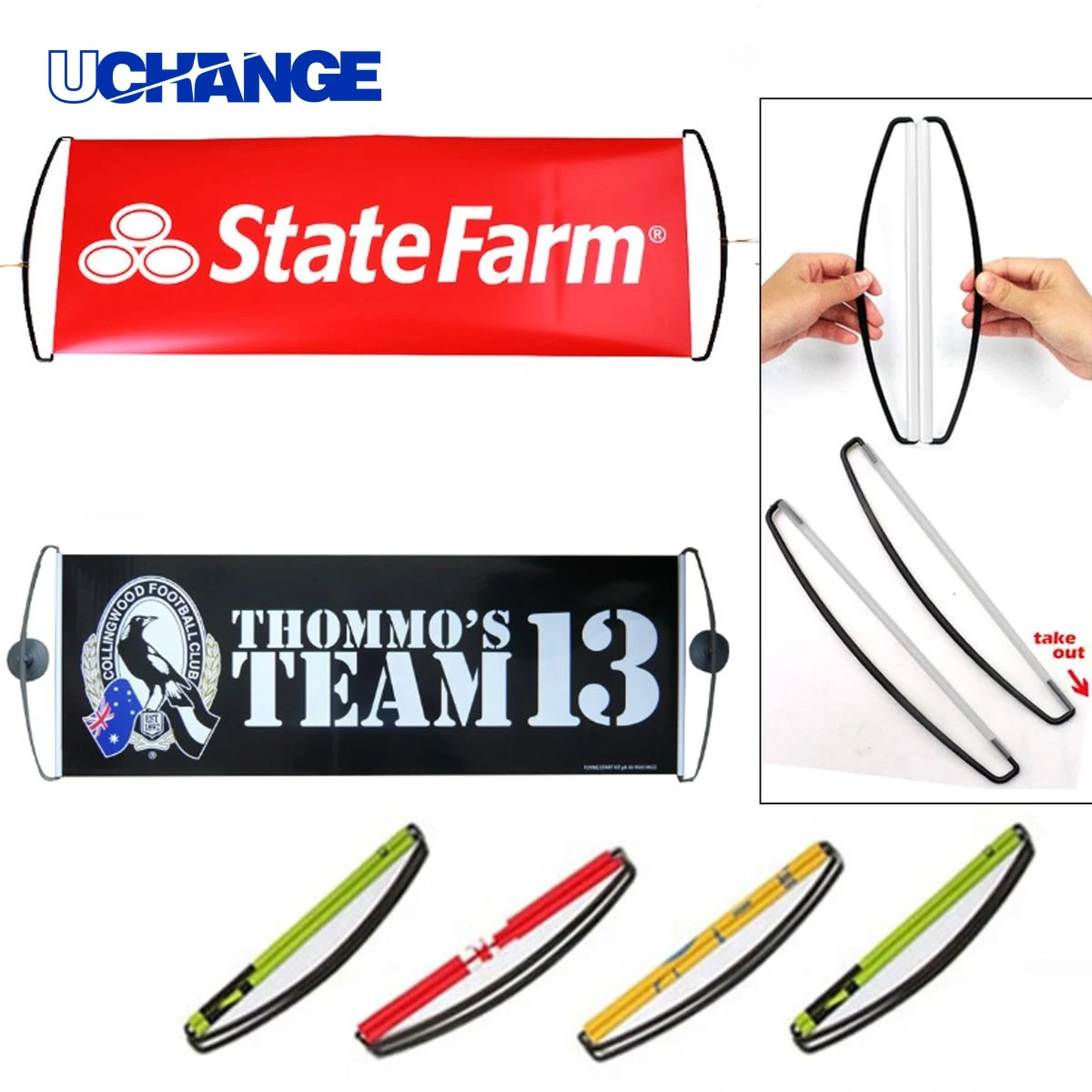 Portable Retractable Handheld Banner 1