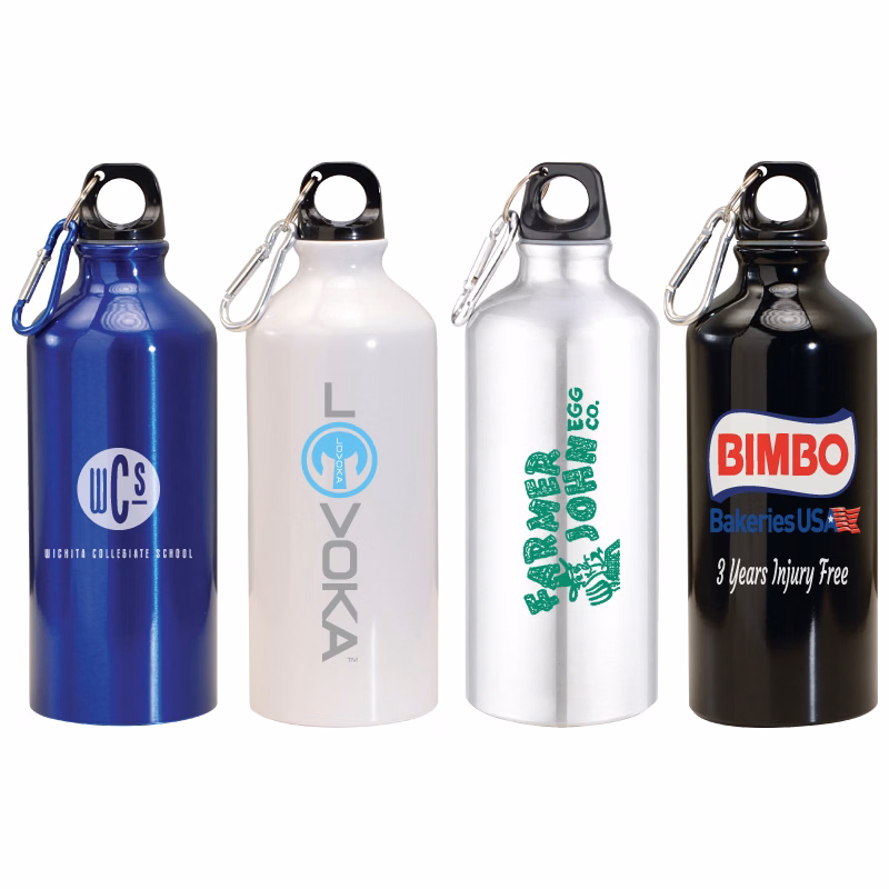 20 oz. Aluminum Water Bottle w/Carabiner