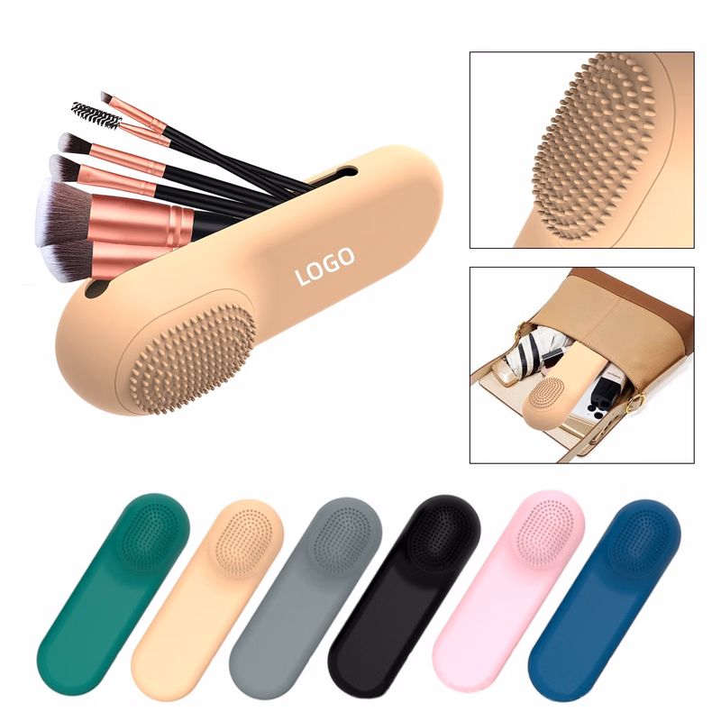 Silicone Travel Makeup Brush Holder