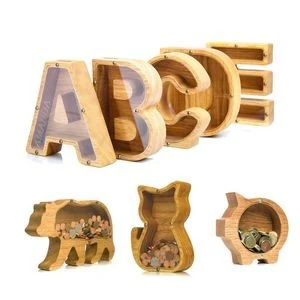 Handcrafted Wooden Money Saving Box 1
