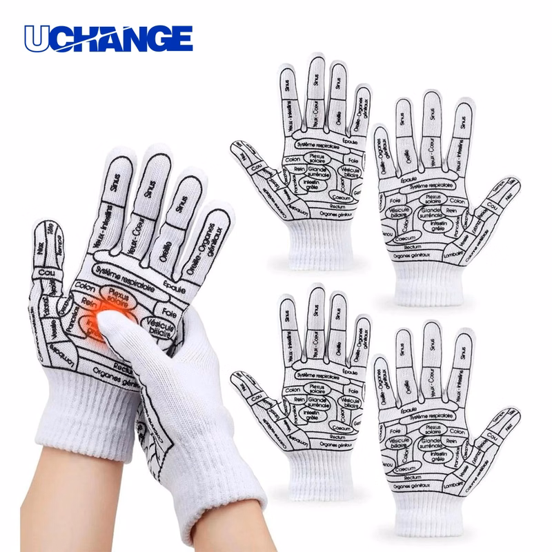 Reflexology Glove Pair for Massage