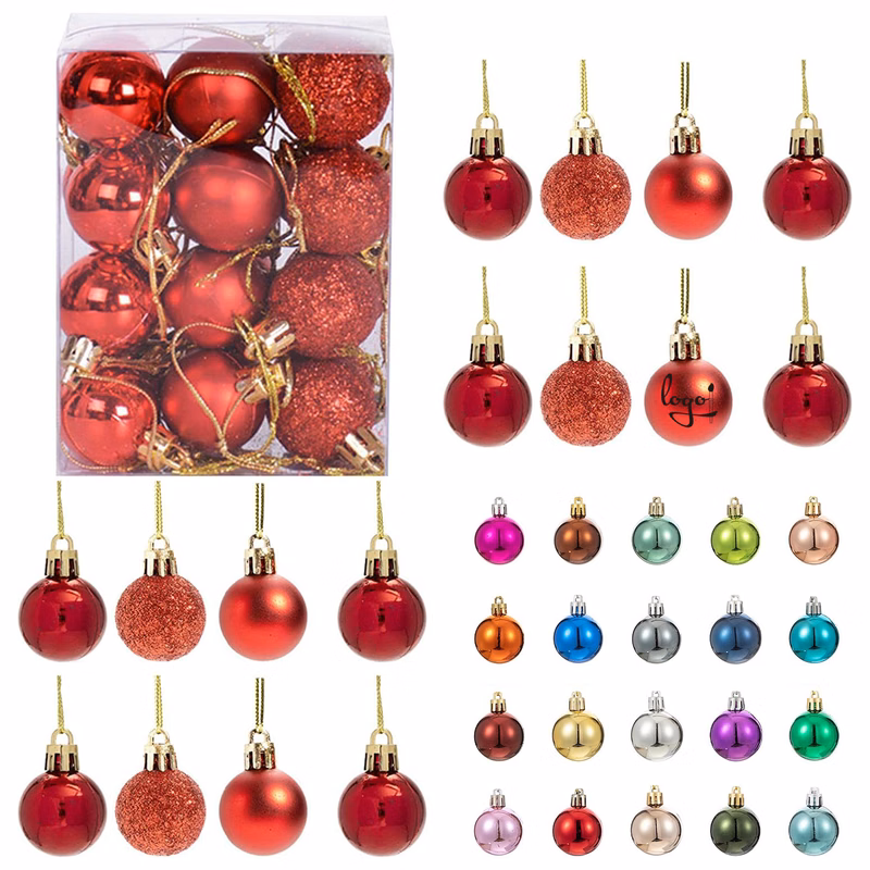 Shatterproof Christmas Ball Ornaments Set Different Sizes