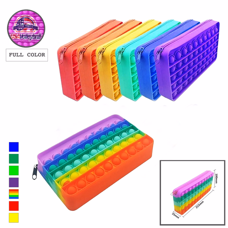 Pop-It Pencil Case Holder - Full-Color Printed