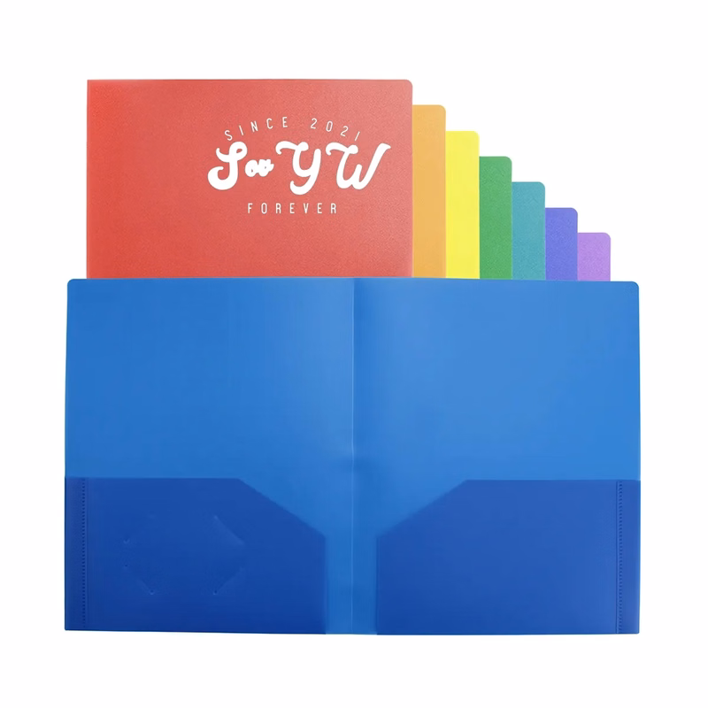 A4 Size Plastic Folder With Pockets