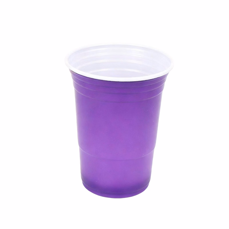 Reusable Sixteen Ounce Beer Pong Plastic Cup