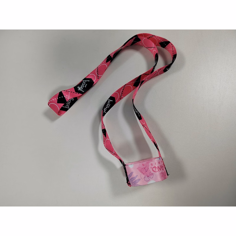 Polyester Lanyard w/Wine Holder