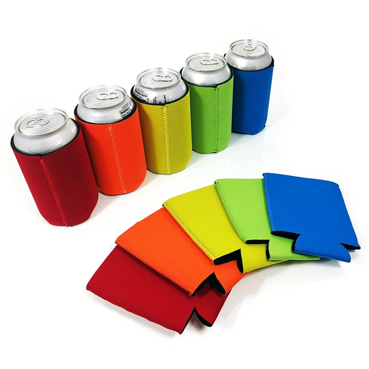 12 OZ Foam Collapsible Can Coolers 1