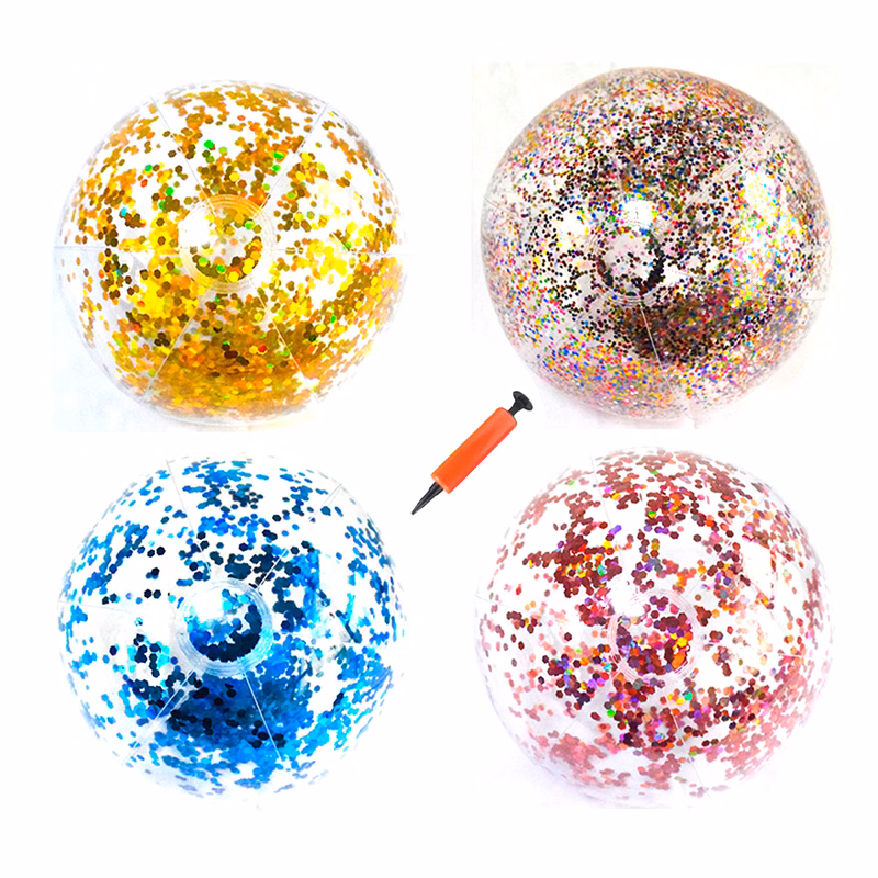Inflatable Glittery Beach Ball