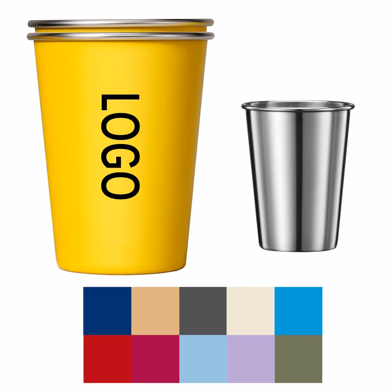 Lightweight Stainless Steel Cup Pint
