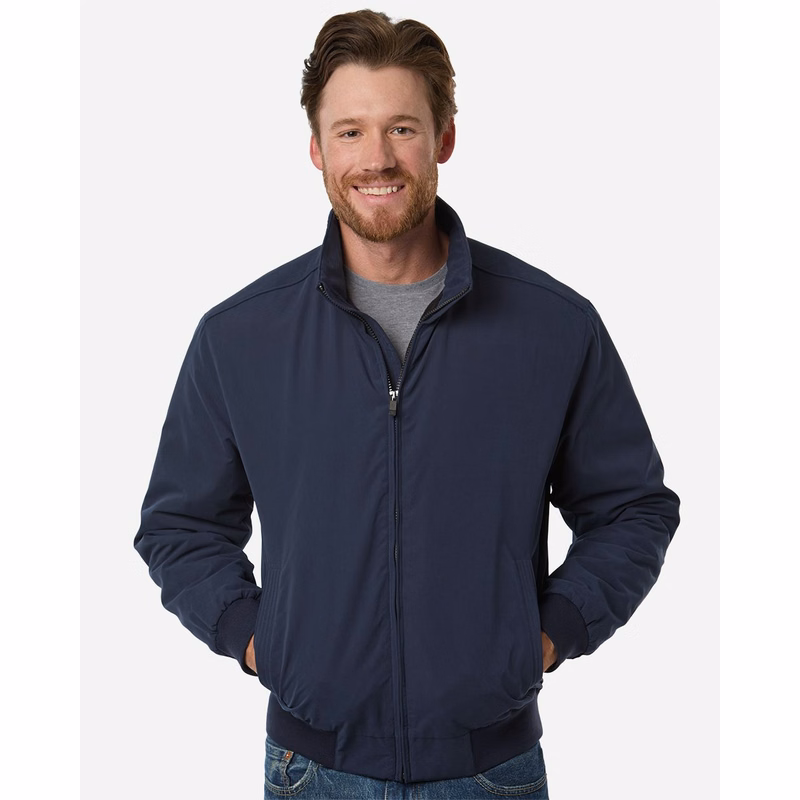 Men's Fleece Lined Microfiber Bomber Jacket - 27712