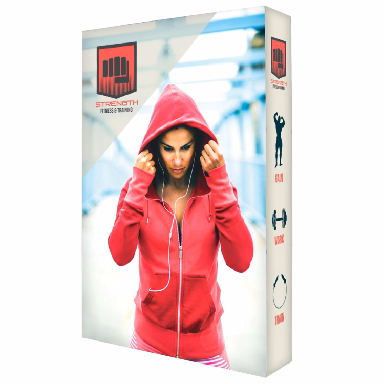 Locus Light Wall Display Backlit 7.5 ft.x5ft./5 ft.x7.5 ft. Double Sided