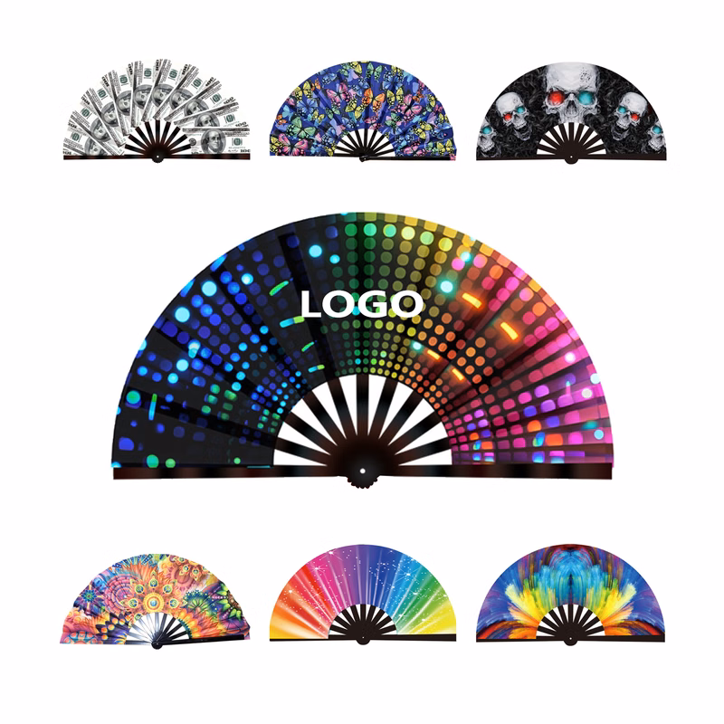 Folding Hand Rave Fan